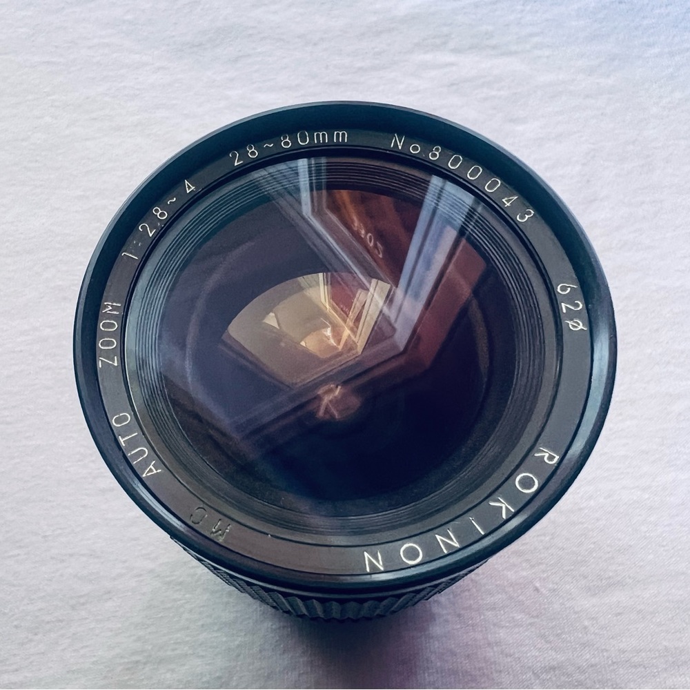 Vintage Rokinon MC Auto Zoom 28-80mm 1:2.8~4 Lens No800043 Very Well Working
